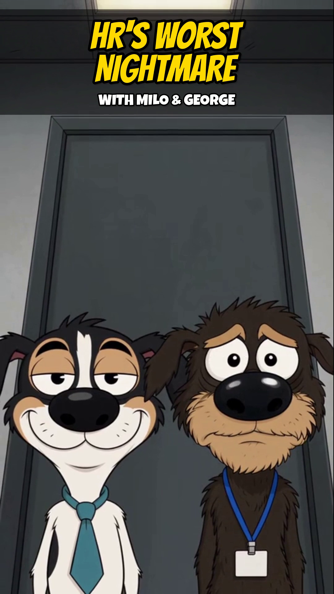 Milo and George HR Nightmares locked-door title card